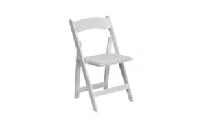 White garden chair rental sale